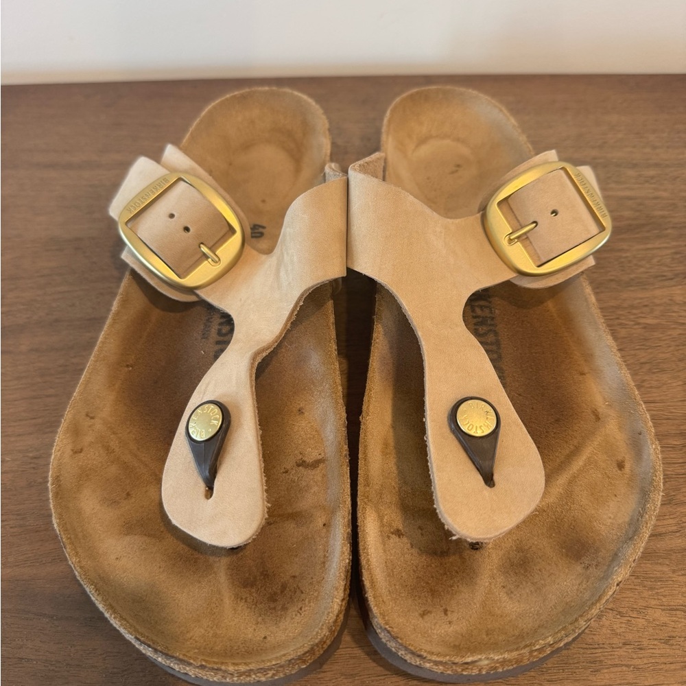 Birkenstock Gizeh Big Buckle Leather Sandal